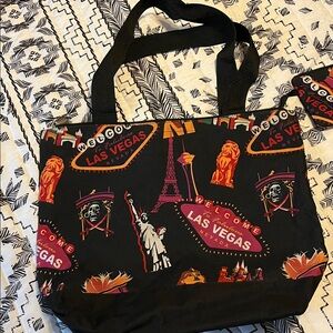 Las Vegas Zippered Bag and Coin Wallet